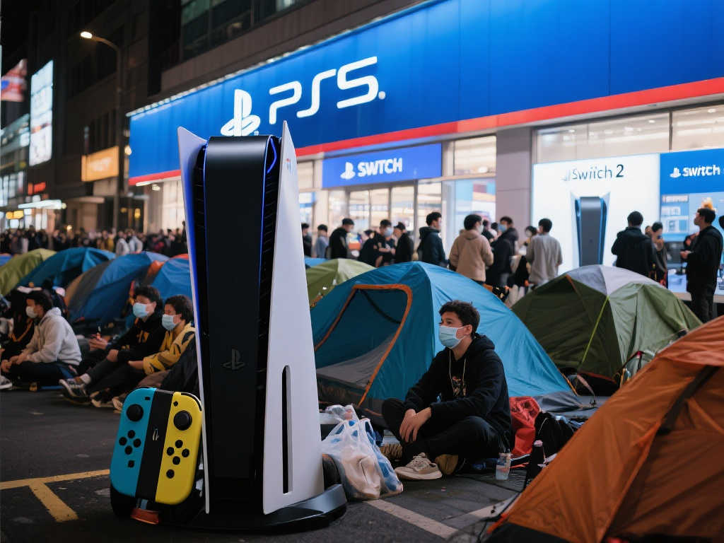 Switch2发售倒计时2个月，粉丝已开始在任天堂店外排队？